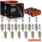 12x Iridium Platinum Spark Plugs for Mercedes-Benz CL600 S600 (2002)