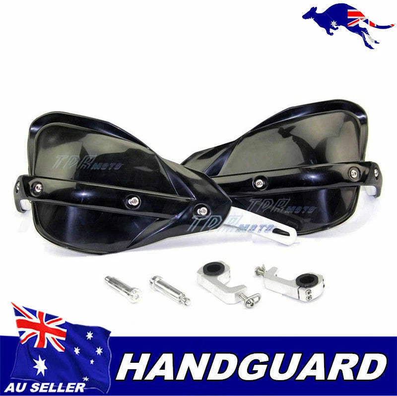 28mm 22mm Hand Guards for Dirt Bike MX Motocross ATV (Black)