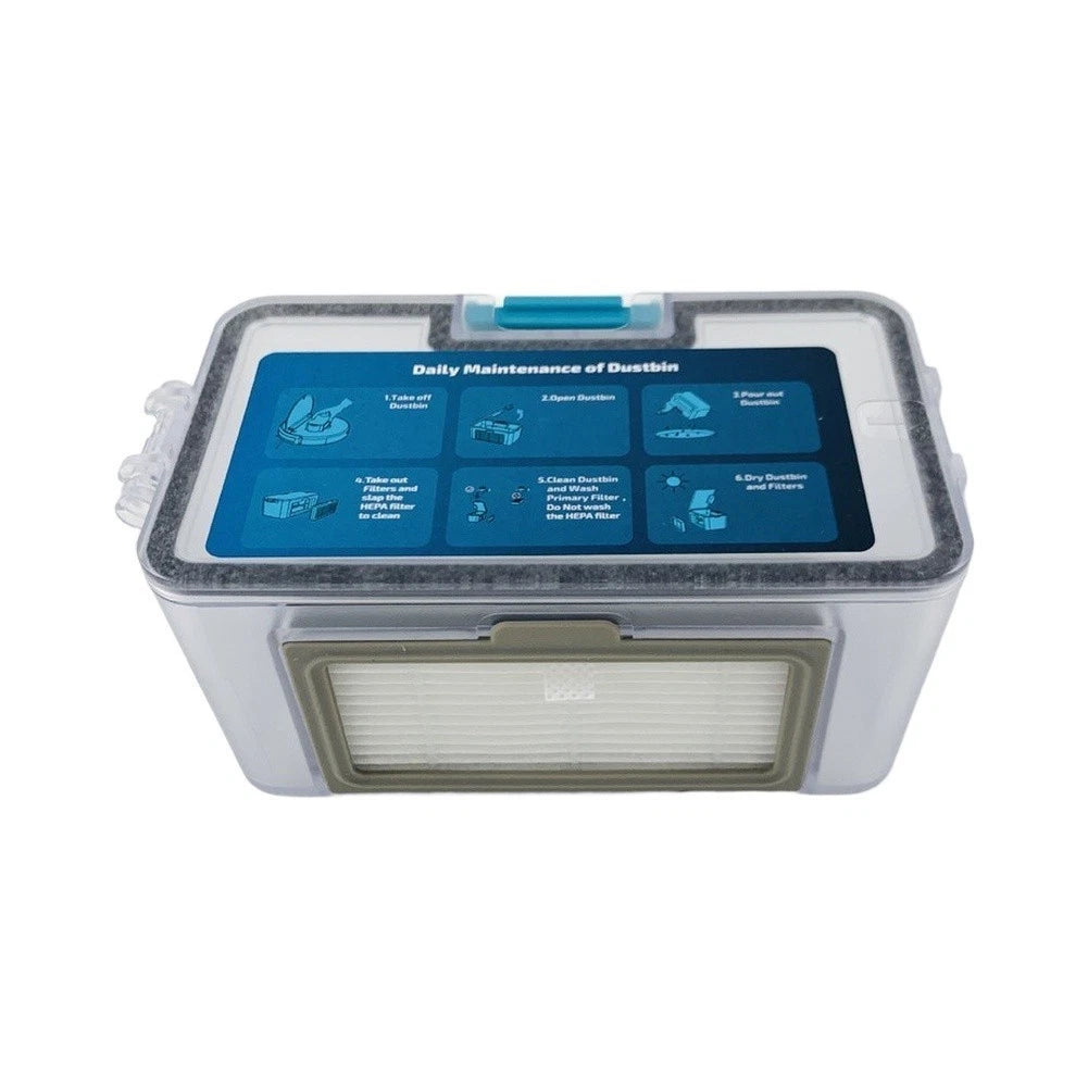 Dustbin for Conga 999 (2019–2023) - Transparent Design, Secure Latch System