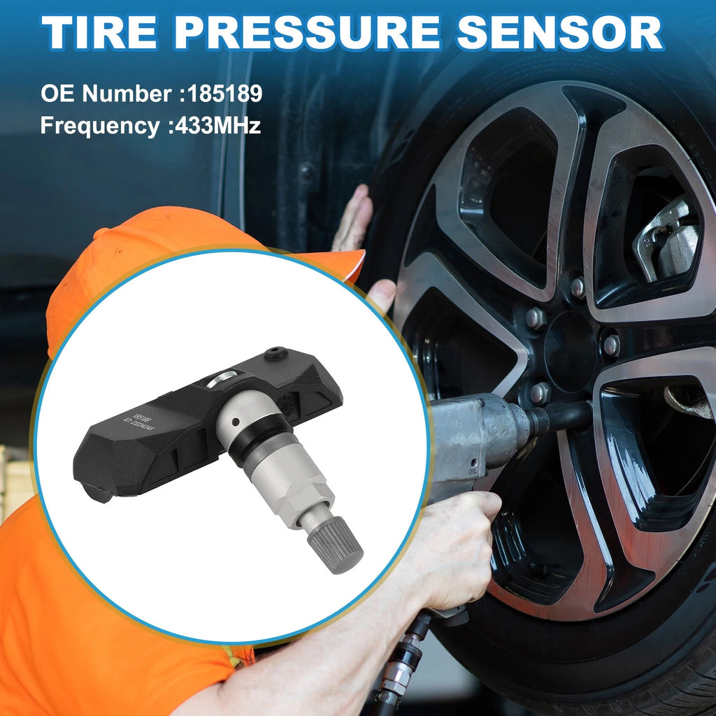 Tire Pressure Sensor for Audi A8 (2009–2016) TPMS 185189 433MHz