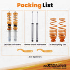Coilover Lowering Kit for VW Golf GTI Jetta New Beetle (1998-2007)