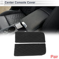 Center Console Cover with Storage Bag for BMW X7 (2019–2023) Black 1 Pair