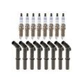Set of 8 Spark Plugs & Ignition Coil Boots for C216 W218 C207 W221 V8