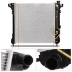 Full Aluminum Core Radiator for Dodge Dakota/Durango (1997–2000) DPI-1905
