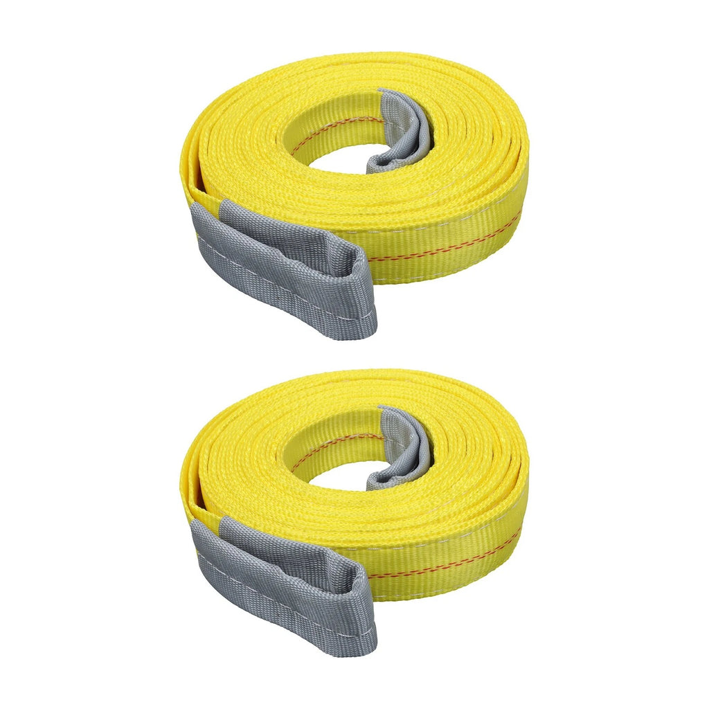 2X Lift Sling Straps 2" x 20' 9400lbs for Lifting Towing