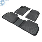 Set of 4 Black Floor Mats Liners for Honda Civic (2022–2025) Acura Integra (2023–2024)
