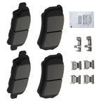 Set of 4 Rear Ceramic Brake Pads for Mitsubishi Outlander (2005–2006) D1037 P-1037