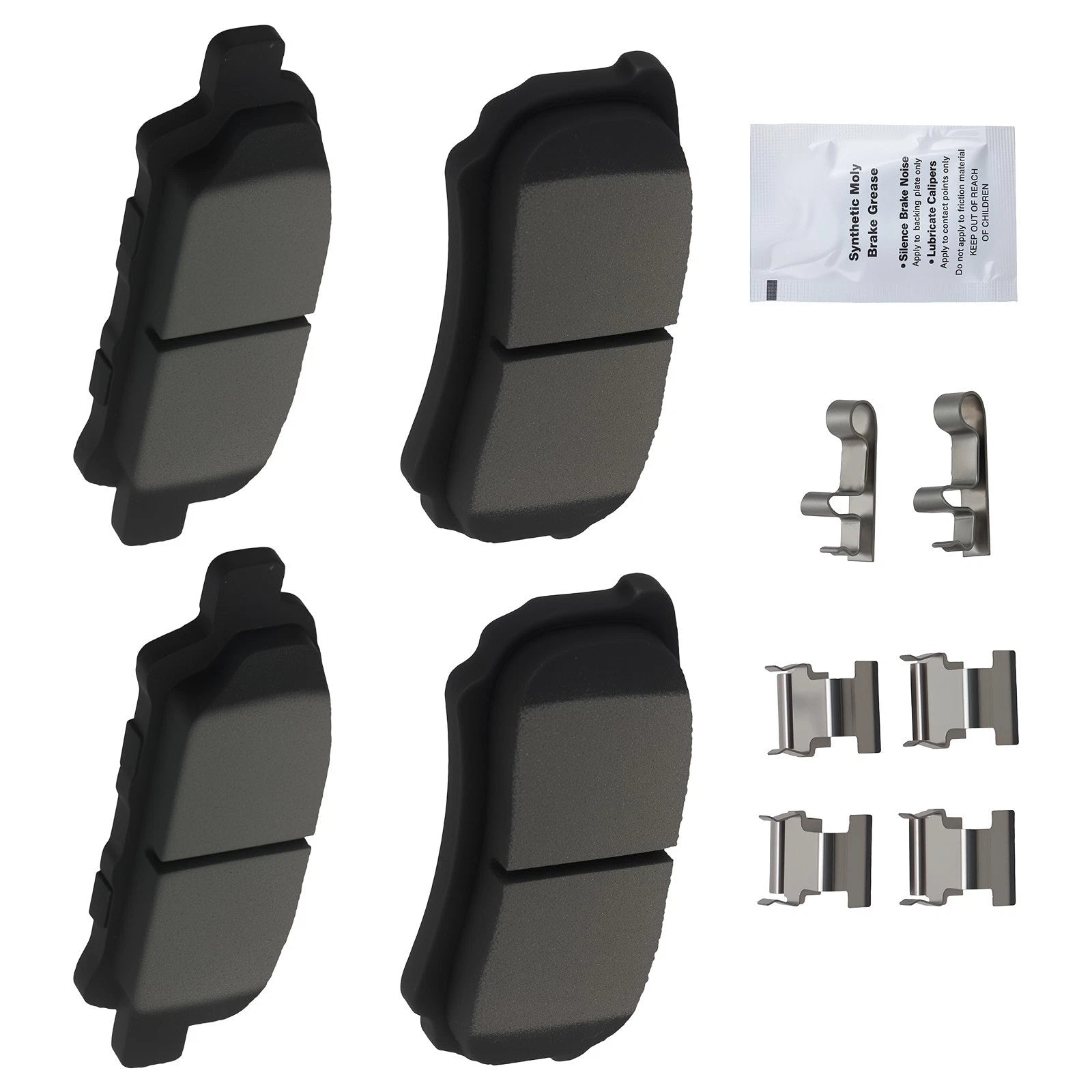 Set of 4 Rear Ceramic Brake Pads for Mitsubishi Outlander (2005–2006) D1037 P-1037