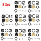 Set of 8 Carburetor Gasket Kit for Stihl 051 (RK-17HS, RK-23HS)