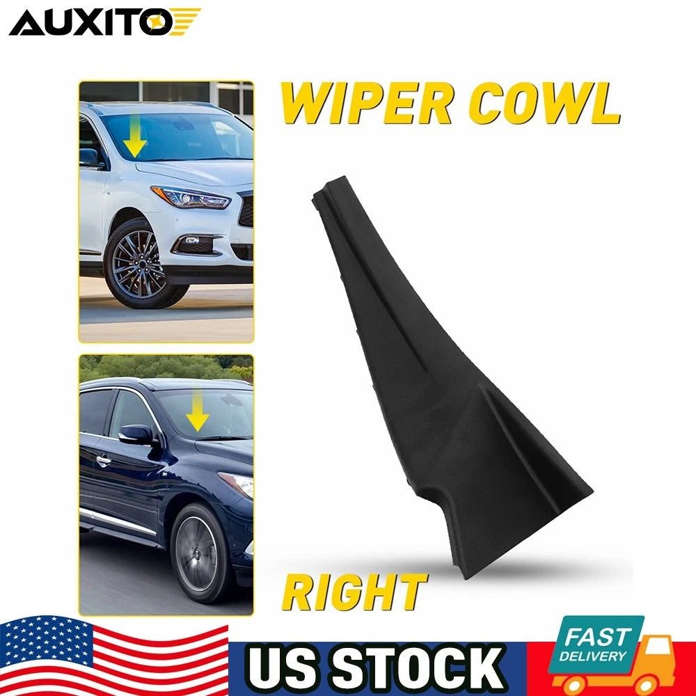 Wiper Cowl Cover Trim Panel for Infiniti QX60 (2016–2020) RH Passenger Side