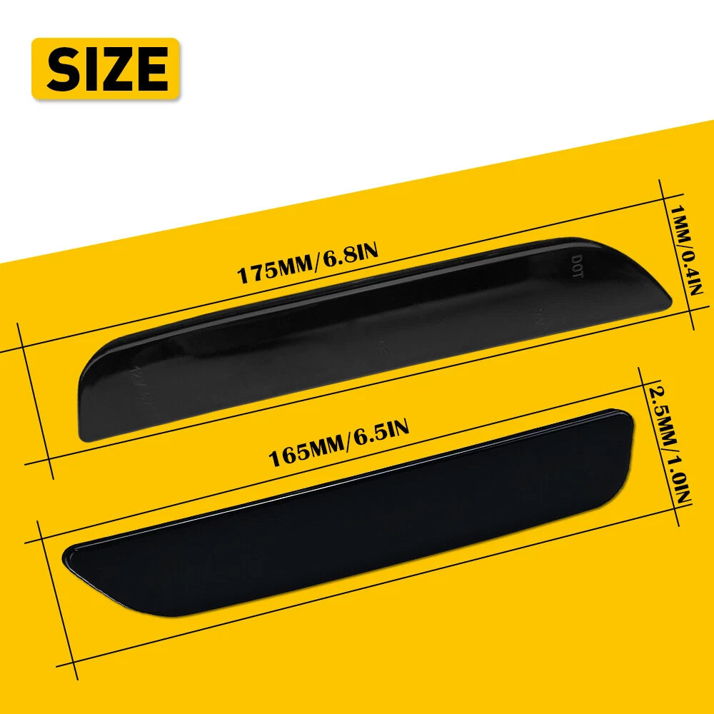 Smoke Lens LED Side Marker Light for Ford Mustang (2010-2014)