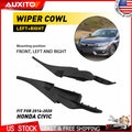 2X Windshield Wiper Motor Cover Trim for Honda Civic (2016–2021)