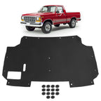 Hood Insulation Pad for Ford F150/F250/F350/Bronco (1987–1991) W/Clips