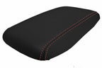 Leather Console Lid Armrest Cover for Nissan Skyline R34 (1998–2002) Red Stitch