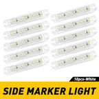 10X LED Sealed Side Clearance Light Marker for Truck Trailer Bus (R)