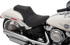 Predator III Seat for Harley-Davidson (2000–2023) - Double Diamond, Black Stitching