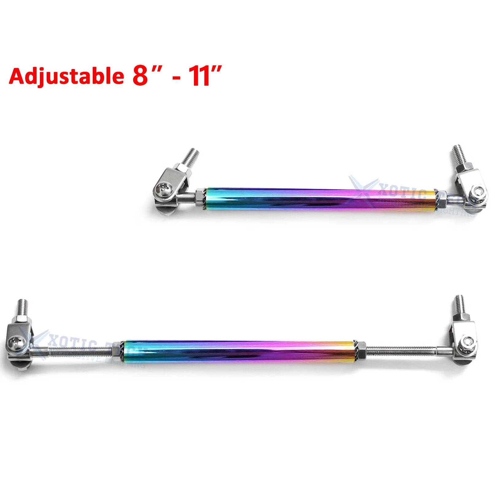 NEO Aluminum Adjust Bumper Lip Splitter Diffuser Strut Rod Tie Support Bar for 2x (YYYY-YYYY)