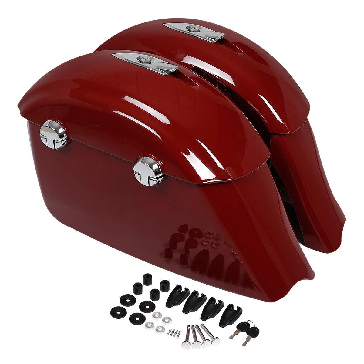Red Saddlebag Electronic Latch Liner for Indian Chieftain (2014–2018), Roadmaster (2015–2025)