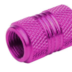 Set of 4 17MM Purple Universal Tire Rim Valve Stem Caps Knurled