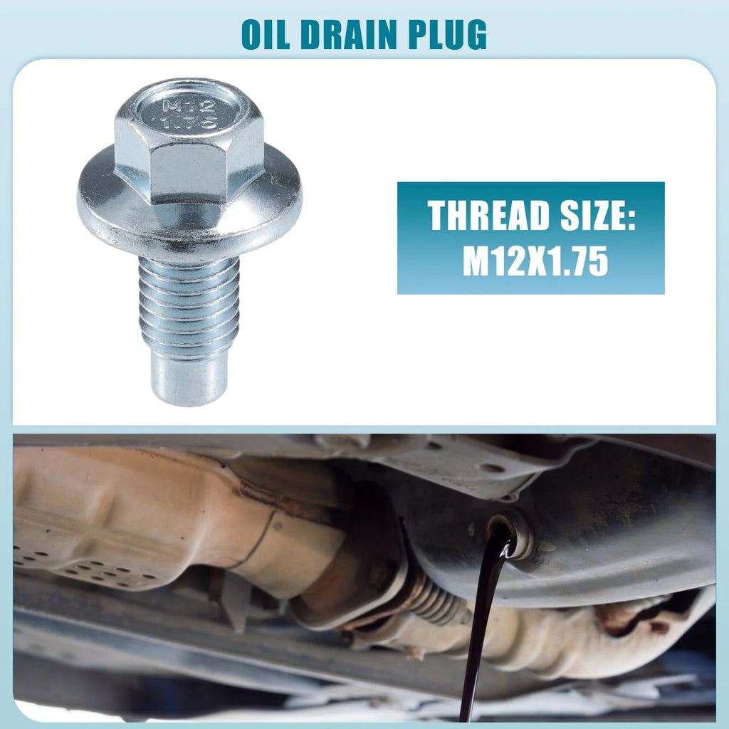 Oil Drain Plug No. 11519933/11562588/9L8Z6730A for Buick Enclave (2008–2017)