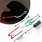 LED Night Signal Light Stripe Sticker for Motorcycle Helmet