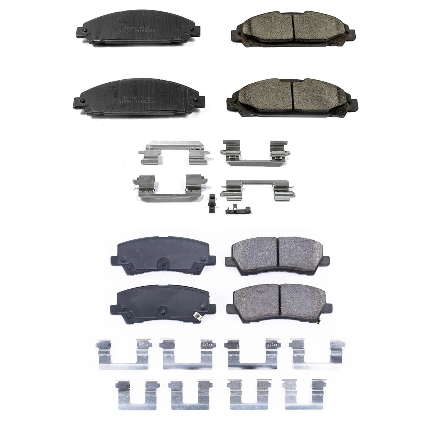 PowerStop Z17 Low-Dust Ceramic Disc Brake Pads Kit for Mustang (2015–2023)