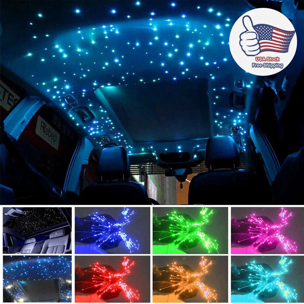 500pc Fiber Optic Star Light Kit for Home Car Roof Ceiling
