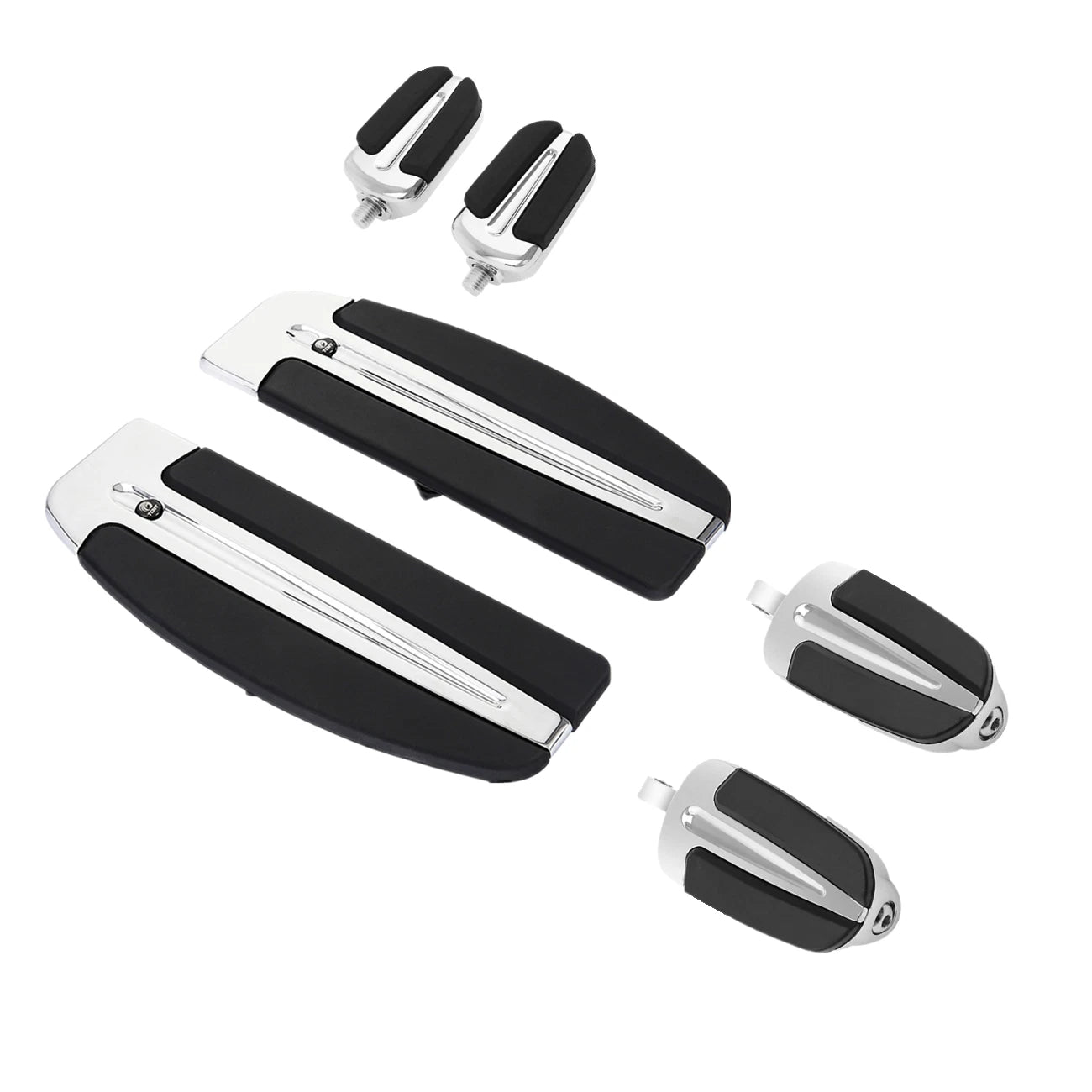 Driver Footboard Inserts Shifter Foot Pegs for Harley Softail Dyna