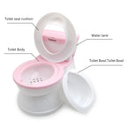 Toddler Potty Training Toilet for Kids with Flushing Sound Handle