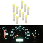 T5 1 SMD White Dashboard Indicator Light Bulbs for Car Instrument