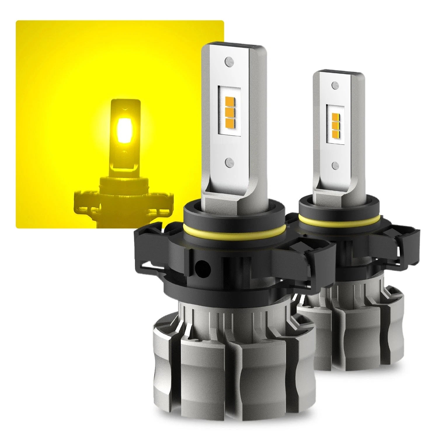 Set of 2 AUXITO 3000K 5202 H16 LED Fog Light Bulbs for Chevy