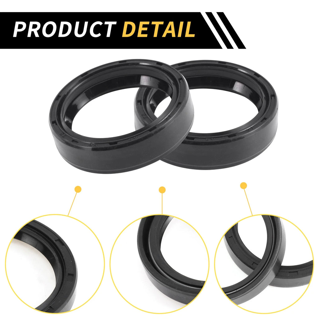 Set of 5 Oil Seal Rotary Shaft Seal NBR Rubber 40x50x12mm