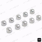 10 Piece Chrome Allen Socket Bolt Cap Dress Kit for Harley (Misc)