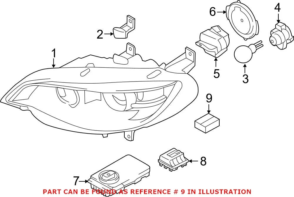 Headlight Restoration Kit for BMW (63117205837)