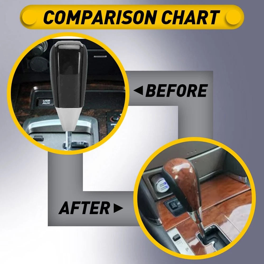 PU Leather Gear Shift Knob for Lexus Toyota Corolla