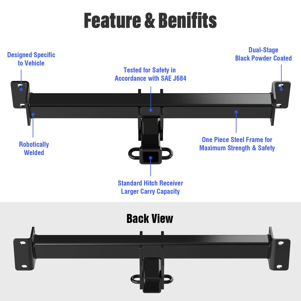 Towing Hitch Receiver Class 3 for BMW X3 (2004-2010)