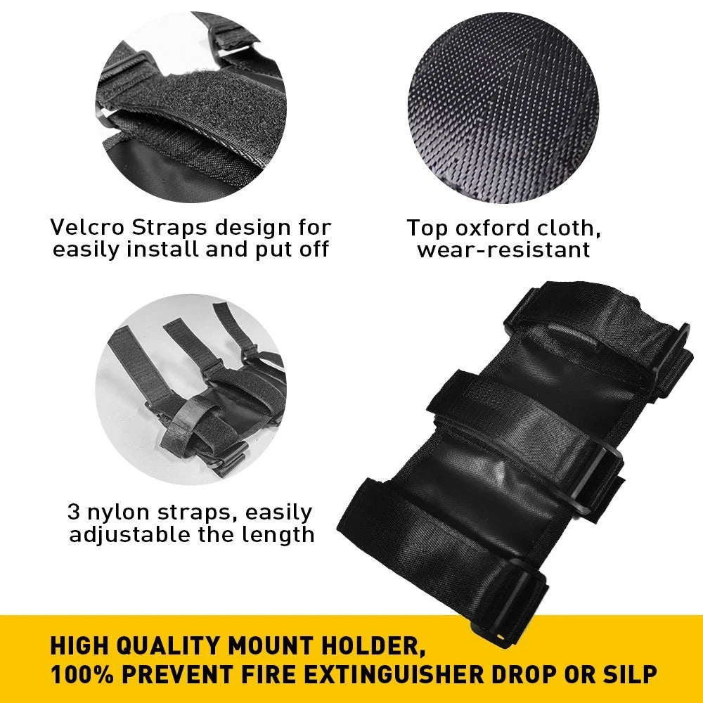 Fire Extinguisher Holder Bracket Roll Bar Mount for Jeep Wrangler (TJ JK JL)