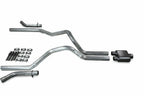 2.5" Dual Exhaust Kit for Dodge Ram 1500 (2019–2025) 1 Chamber Muffler Corner Exit