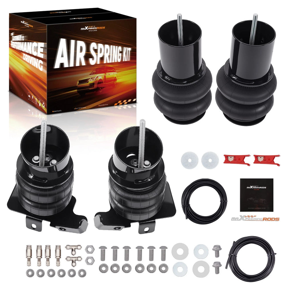 Set of 4 Air Spring Bags with Mounting Brackets for Chevy Impala Bel Air (1965–1970)