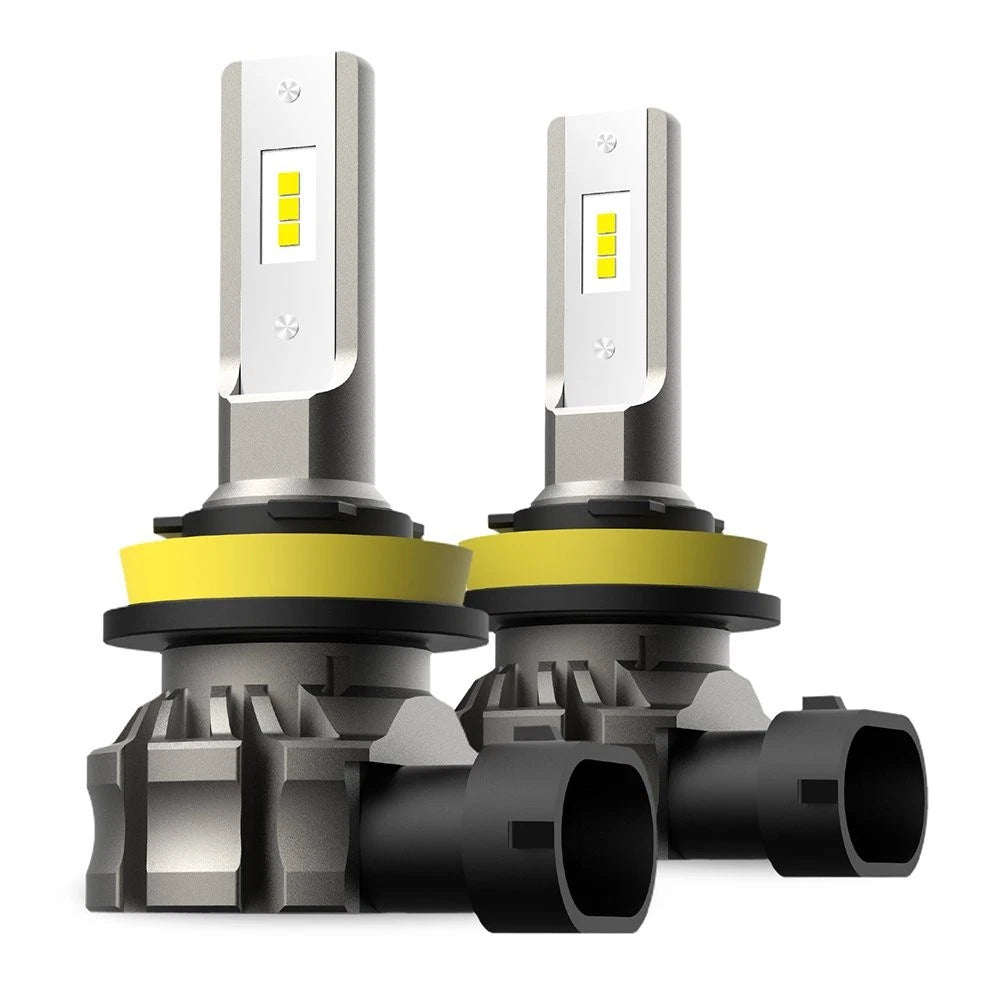 2X AUXITO LED Foglight Bulb Kit H8 H9 H11 for Vehicles (6500K White)
