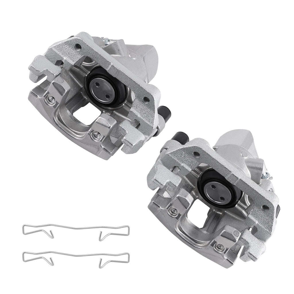 2X Rear Brake Calipers w/ Bracket for Ford Focus (2012–2018) 19B6284B 19B6285B