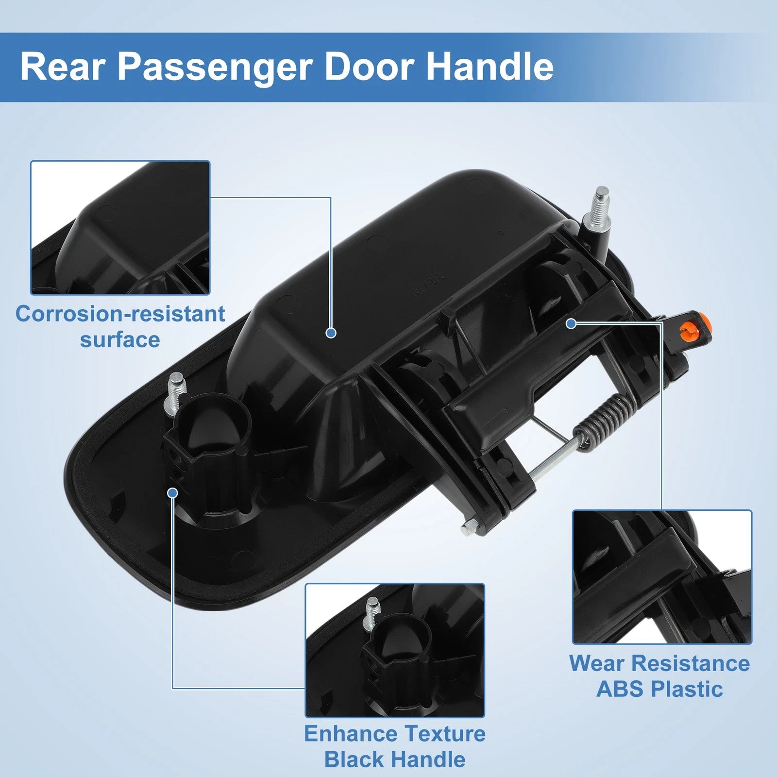 Front Left & Right & Rear Right Door Handle for Chevrolet Express 1500 (2003–2023)
