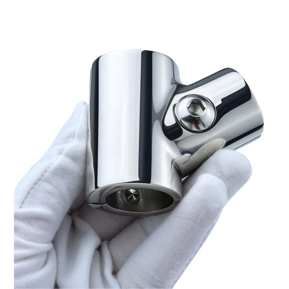 Tee Type Pipe Clamp 60 Degree Angle 316 SS for 22mm 25mm Tube