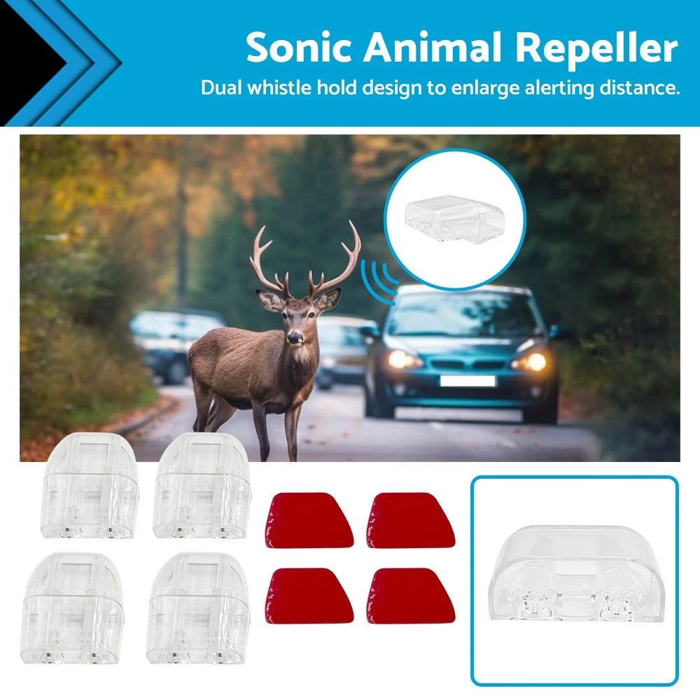 2 Pair Sonic Animal Repeller for 4WD Car