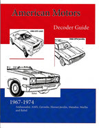 American Motors Decoder Guide for AMX Javelin (1967-1974)