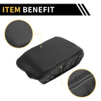 Arm Rest Cover for GMC Canyon (2015–2023) Microfiber Leather Anti-Scratch Black