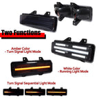 LED Smoke Lens Front Turn Signal Lights Kit for Chevy GMC Van Truck