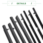 Set of 4 Weatherstrip Window Seals No.72450SNAA01/72410SNAA01 for Honda Civic (2006–2011)