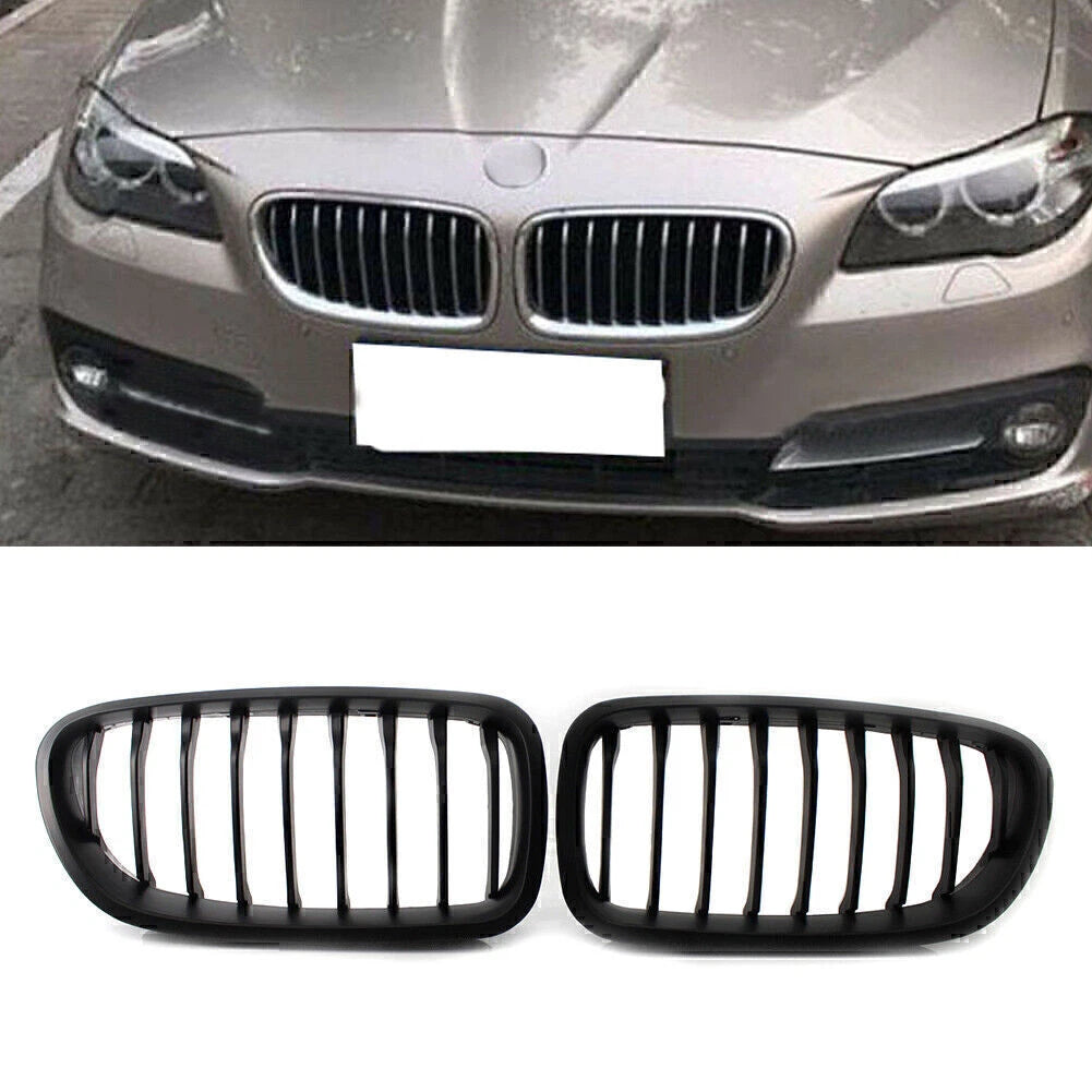 Matte Black Front Kidney Grille for BMW F10 F11 M5 (2010–2016)
