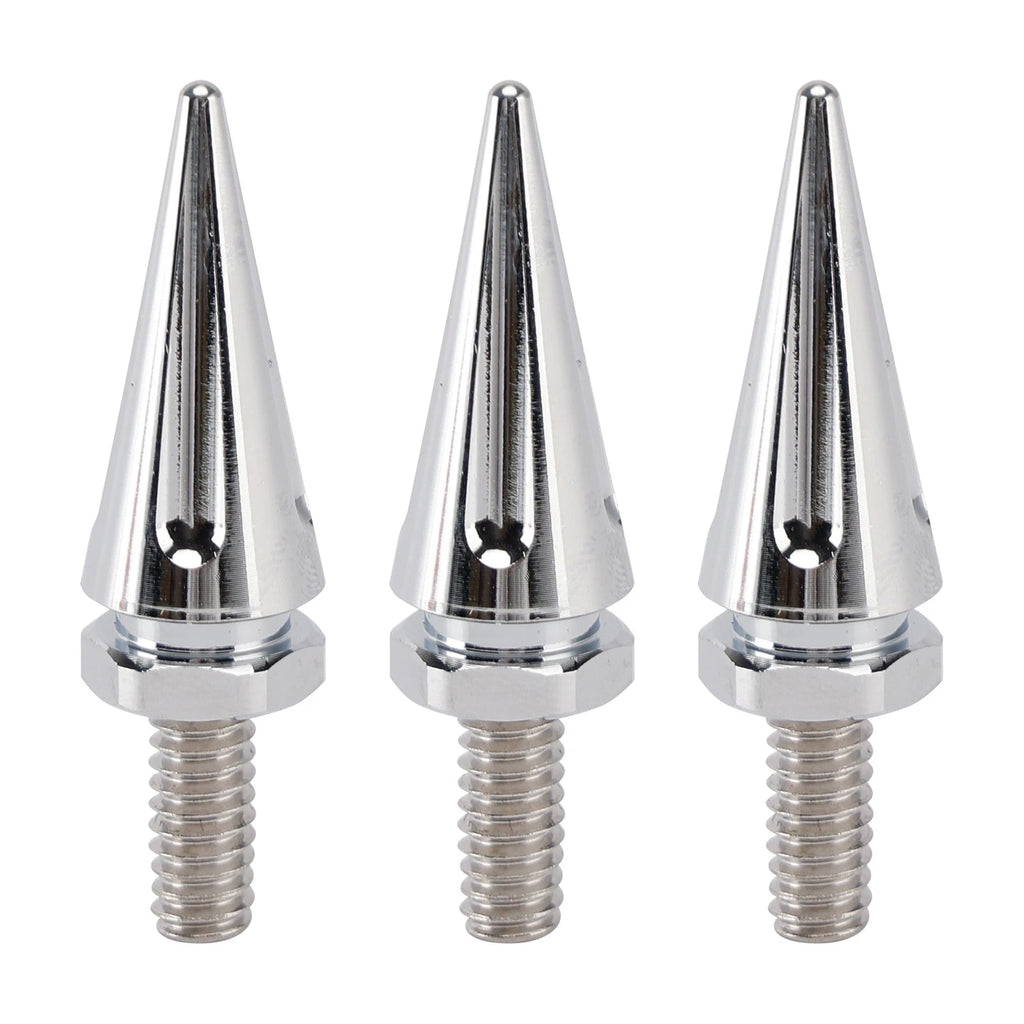 3X Silver Spike Windshield Bolts for Street Glide Electra Glide Touring (1996–2013)